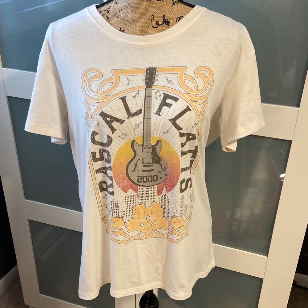 Rascal Flatts Graphic Tee with Guitar Design